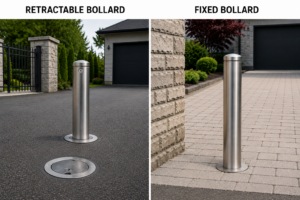 Retractable vs. Fixed Bollards