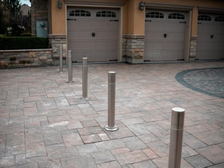 bollards in driveway